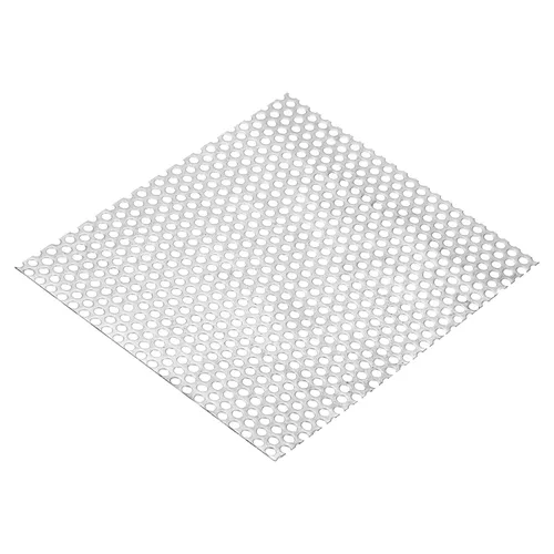Miniatura 11 de PATIKIL Hoja perforada de acero inoxidable 304 de 11.8 x 4 pulgadas, agujero de 0.2 pulgadas 19GA expandido de malla metálica para rejilla