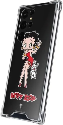 Miniatura 2 de Skinit Funda transparente compatible con Galaxy S22 Ultra, con licencia oficial de Betty Boop con diseño de cachorro