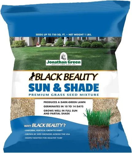 Miniatura 6 de Jonathan Green (12004) Black Beauty Sun & Shade - Semilla de césped de temporada fría (15 libras)