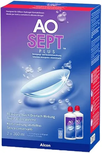 Miniatura 2 de Aosept Solución para lentes de contacto Plus Paquete de 3 meses (2 x 12.2 fl oz)