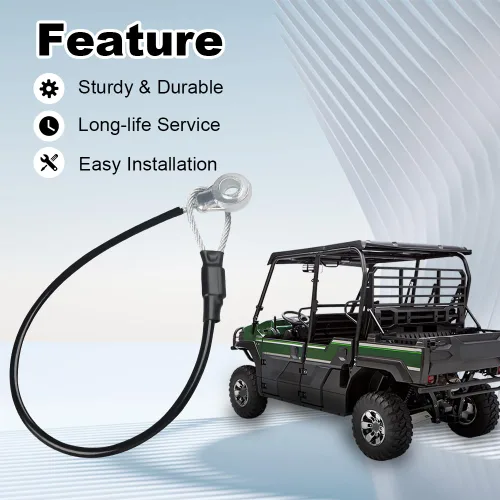 Miniatura 5 de WMPHE Cables de repuesto para portón trasero M159508 compatibles con John Deere Gator M TE TH 6x4 TX XUV HPX615E HPX815E XUV865R XUV825E (2 piezas)