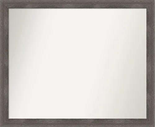 Miniatura 159 de Amanti Art Espejo personalizado, espejo de baño gris plomo a rayas, espejo de pared o espejo de tocador de baño sobre el fregadero