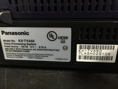Miniatura 3 de Panasonic Unidad de control del sistema de procesamiento de voz KX-TVA50