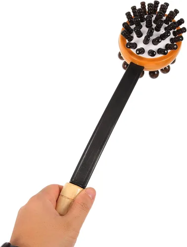 Miniatura 3 de Bendable Back Knock Hammer Portable Handheld Massage Tool for Neck Shoulder and Body Relief Smooth Surface Long-Handled Massager for Stress and