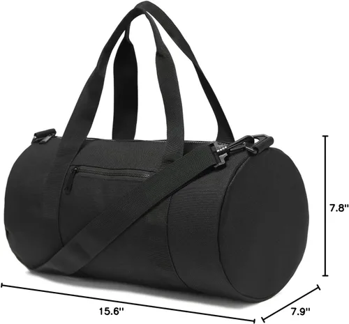 Miniatura 8 de Pequeña bolsa de gimnasio para mujeres y hombres, bolsa de deporte de fitness, bolsa de entrenamiento ajustable, correa de hombro desmontable