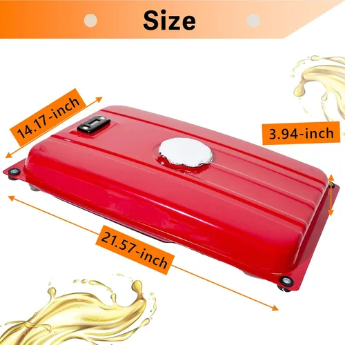 Miniatura 3 de 5 galones Tanque de combustible universal para generador a gasolina para Honda EC2500, reemplazo para generador Predator 4000 4375 6.5HP