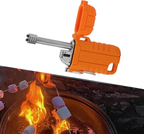 Miniatura 2 de Encendedor eléctrico USB portátil, reutilizable, de doble arco, recargable por USB, manguera retráctil resistente al viento, IPX7, impermeable