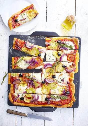 Miniatura 3 de Emile Henry Piedra cuadrada para pizza de 14" x 14" Carbón vegetal