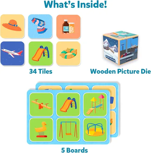 Miniatura 2 de Skillmatics Memory Match - Juego de mesa a juego de animales, divertido y rápido para niños, juego educativo preescolar para niños pequeños, niños