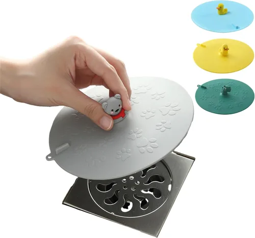MAOYONG Tapón de drenaje de bañera, tapón de silicona para drenaje de suelo de baño, tapón de drenaje de bañera para suelo de ducha, tapones de