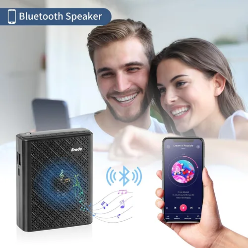Miniatura 6 de Amplificador de voz para profesores con micrófono con cable y cintura, megáfono portátil recargable para aulas, discursos, guía turístico
