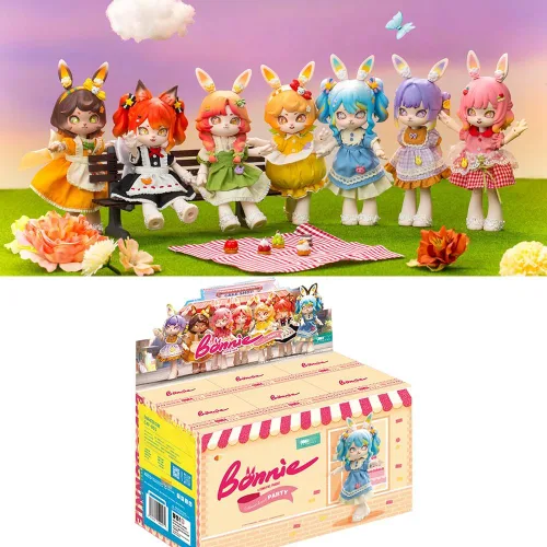 Miniatura 10 de Bonnie Blind Box Figuras de muñeca, 1/12 BJD figuras de acción de tamaño OB11, muñecas móviles con ropa de muñeca, juguetes de regalo sorpresa