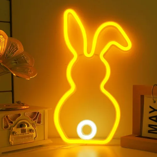 Miniatura 18 de ENUOLI - Luces decorativas LED de neón en forma de mariposa, letrero de neón con forma de mariposa, decoración de luz de neón, funciona