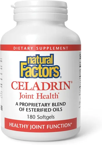 Miniatura 11 de Natural Factors, Celadrin Salud de las articulaciones, promueve la flexibilidad, la movilidad y la función de las articulaciones, 90 cápsulas blandas