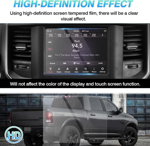 Miniatura 3 de Autorder Ajuste personalizado para protector de pantalla 2013-2024 2025 2026 Dodge Ram 1500 2500 3500 Accesorios vidrio templado pantalla