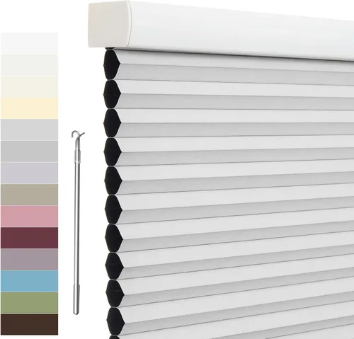 Miniatura 60 de Tonature Persianas Celulares de Tamaño Personalizado para Ventanas Cortinas Blackout sin Cordón Persianas Enrollables Protección UV Aislamiento