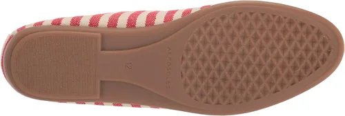 Miniatura 4 de Aerosoles Mocasines planos de moda para mujer, Rojo con rayas