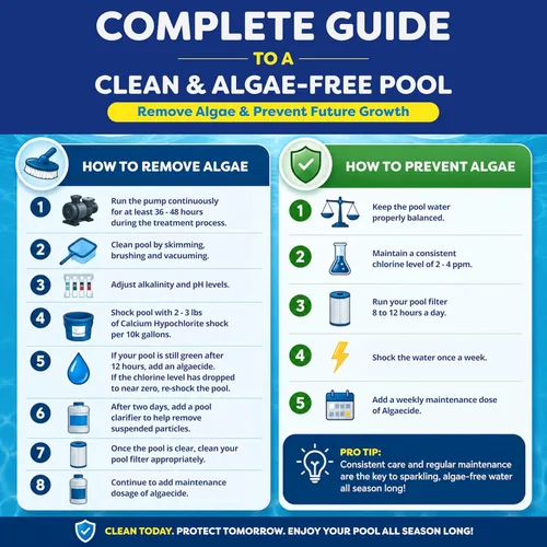Miniatura 3 de In The Swim Algaecide 60 Plus para piscinas, no metálico, de bajo olor, preventivo de floración de algas no espumantes, compatible con desinfectante