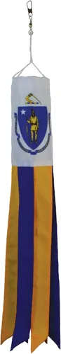Miniatura 18 de In the Breeze 5110 Virginia State Flag Windsock, 18 pulgadas