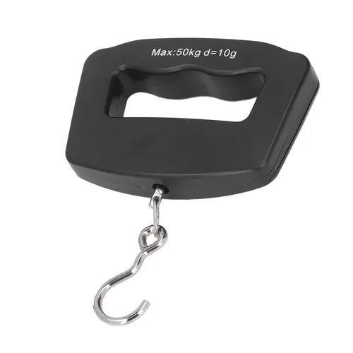 Miniatura 7 de Báscula colgante digital con gancho Dispositivo de pesaje electrónico portátil para uso de granja de pesca Pantalla LCD de alta precisión