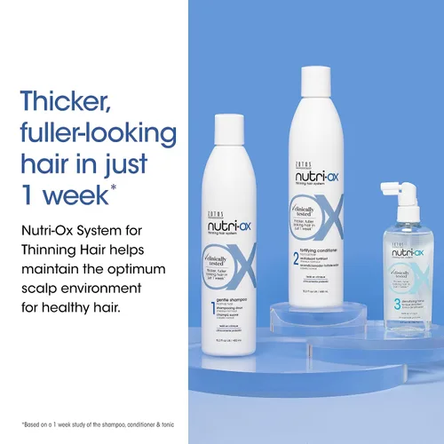 Miniatura 4 de NUTRI-OX Champú suave normal para adelgazar el cabello Cabello más grueso y de aspecto más completo Probado clínicamente y dermatológicamente
