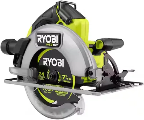 RYOBI ONE+ HP - Sierra circular inalámbrica de 18 V, sin escobillas, 7-1/4 pulgadas (solo herramienta)