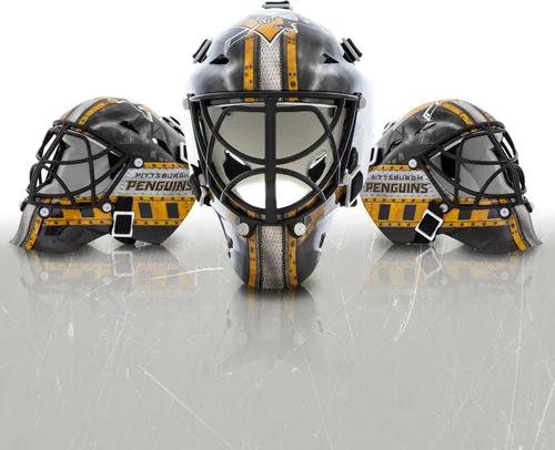 Miniatura 7 de Franklin Sports mini máscara para portero con logo de la NHL