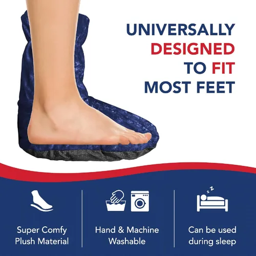 Miniatura 5 de Botas calentadoras con insertos para pies desarrolladas por médicos, calentadores de pies para mujer y hombre, botas calentadoras y manual