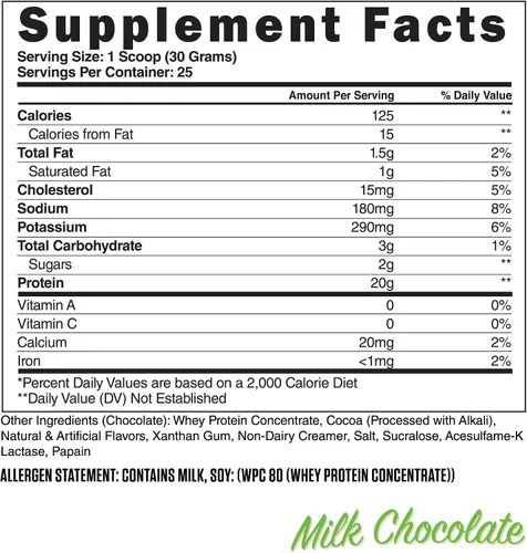 Miniatura 2 de Steel Supplements Whey-Pro Proteína de suero en polvo 100% pura para hombres y mujeres, chocolate con leche, ganancia muscular y recuperación