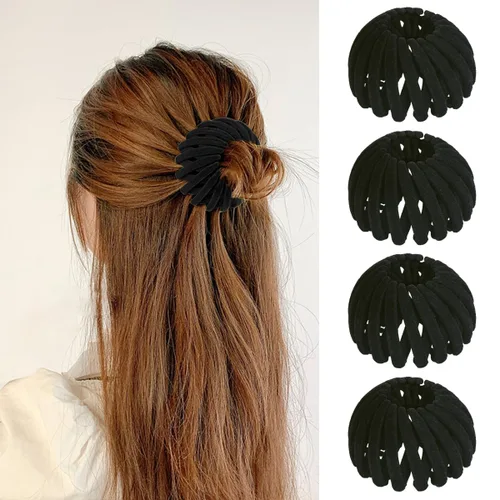 Miniatura 8 de Pinza para cabello Bird Nest - Pinza mágica para moños expandible, accesorios para el cabello para mujeres, sujetador de coleta, pinza para moños