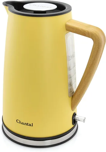 Chantal Oslo - Tetera eléctrica inalámbrica (amarillo mantequilla)