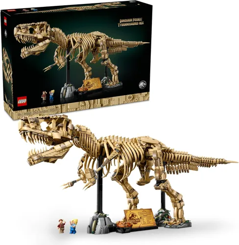 LEGO Jurassic World Dinosaur Fossils: Tyrannosaurus Rex - Juego de construcción para adultos, mayores de 18 años, regalo de dinosaurio para amantes