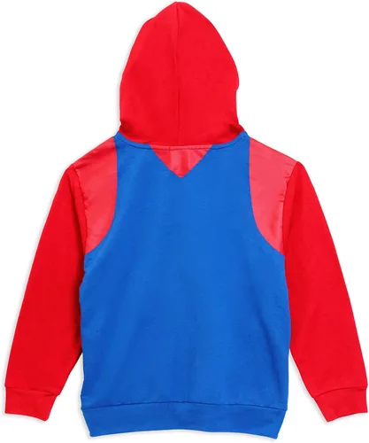 Miniatura 4 de Nintendo Disfraz unisex de Super Mario Luigi Cosplay con capucha y cremallera