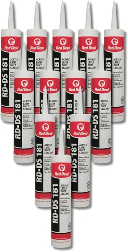 Miniatura 7 de Red Devil 0846DS RD-DS 181 Sellador de conductos de látex acrílico, 10.1 onzas, gris, 1 paquete