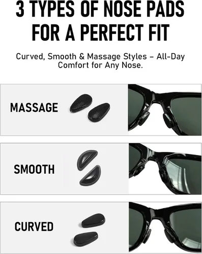Miniatura 4 de Kit de accesorios para lentes inteligentes para RayBan/Oakley Meta Wayfarer/Headliner/Skyler, incluye funda de almacenamiento, 6 pares