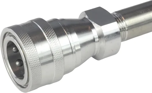 Miniatura 8 de HFS (R) 1/2" hembra NPT acoplador de desconexión rápida conjunto hidráulico 304 acero inoxidable