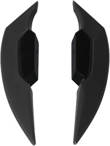 Miniatura 7 de Akozon 1 juego de alerón aerodinámico para motocicleta, compatible con motocicletas universales y bicicletas eléctricas (negro)