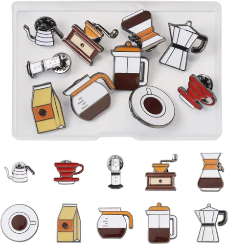 Miniatura 28 de Pandahall - Broches esmaltados de aleación con varios temas, broche de solapa, juego de pines esmaltados