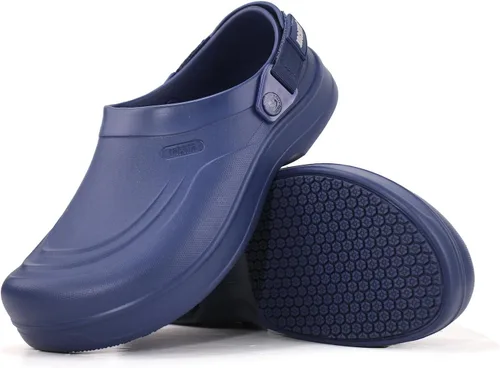 Miniatura 9 de Jacata Zapatos de chef antideslizantes para hombre, antideslizantes, para cocina, trabajo, con soporte de arco, resistentes al aceite, al agua