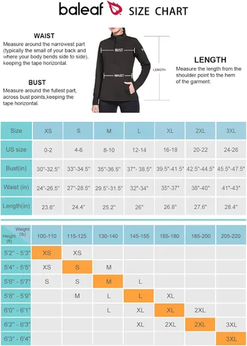Miniatura 7 de BALEAF Camiseta ecuestre para mujer, manga larga, con forro polar, para correr, para clima frío, equipo de invierno, media cremallera