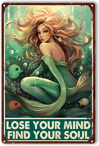 Miniatura 11 de Cartel de hojalata con texto en inglés «Lose Your Mind Find Your Soul Mushrooms Hunters», póster artístico de 8.00 x 12.00 pulgadas