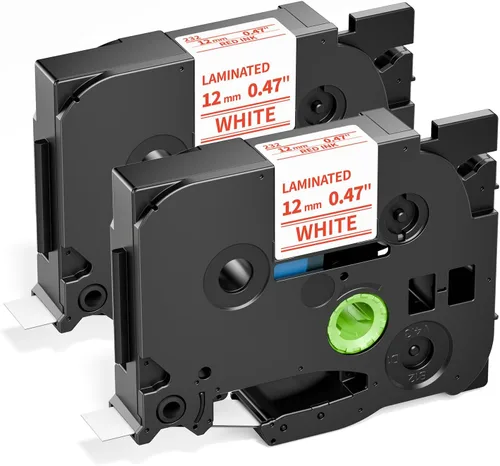 Miniatura 12 de Label KINGDOM Etiqueta compatible con Brother TZe-141 Cinta para etiquetadora negra sobre transparente para cubos PT1800 PTE300 PTD400AD, 0.709 in
