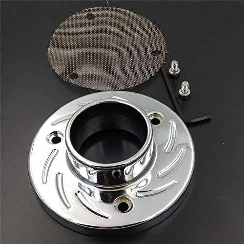 Miniatura 4 de XKH - Punta de escape de motocicleta compatible con Honda TXR450R ATV Dirt Bike All Years Electric Kickstart Chrome [B00Y7C5232]