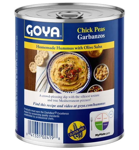 Miniatura 4 de Goya Foods - Guisantes de garbanzo, 29 onzas (paquete de 12)