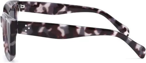 Miniatura 8 de FEISEDY Gafas de sol clásicas para mujer, gafas de sol cuadradas gruesas, marco grueso, UV400 B2471