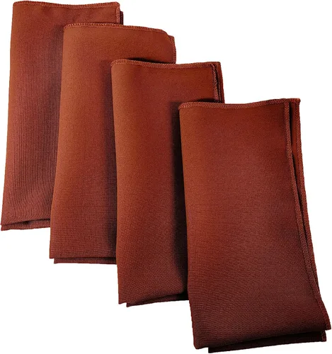 Miniatura 92 de LA Linen Paquete de 10 servilletas de popelina de poli, servilletas de tela suave, servilletas lavables y reutilizables, servilletas de mesa