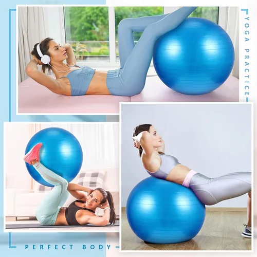 Miniatura 4 de El kit de iniciación de yoga de 10 piezas incluye esterilla de yoga con correa de transporte, 2 bloques de yoga, correa de yoga, pelota de pilates