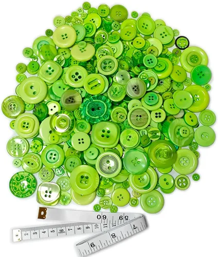 Miniatura 12 de 500-700 PZA Botones de Resina Marrón Claro, Varios Tamaños y Formas para Costura Infantil, Manualidades DIY, Botones Pintados a Mano para Arte