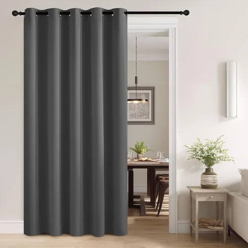 Miniatura 22 de RYB HOME - Cortinas extra largas con bloqueo de luz, persianas opacas insonorizadas para privacidad para cine en casa, oficina, fondo de patio, sala