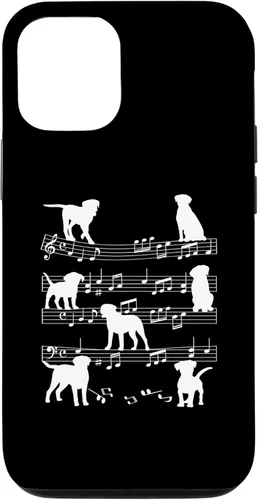 Miniatura 27 de iPhone 11 Músico Perro Jugando en Notas Musicales Amante de la Música Piano Case
